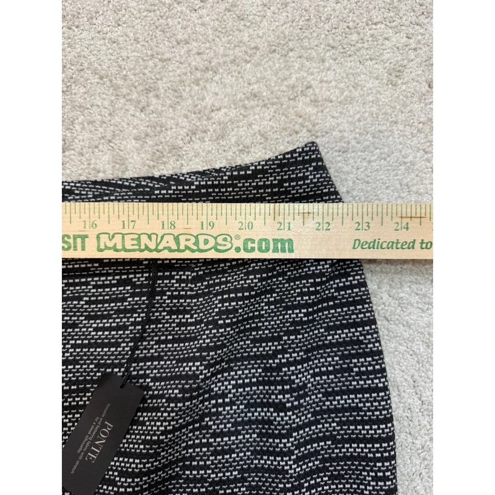 Lane Bryant Black‎ White Textured Ponte Knit Pencil Skirt Plus Size 22 NWT